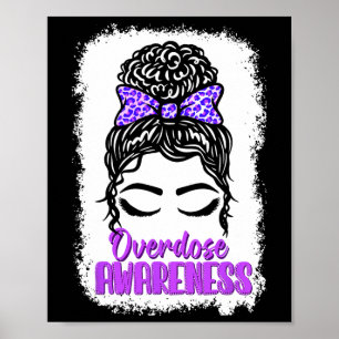 Affiche Ruban Violet de Sensibilisation à la Surdose de Dr