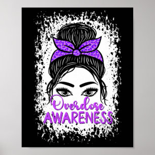 Affiche Ruban Violet de Sensibilisation au Surdosage de Dr