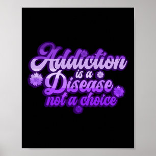 Affiche Ruban Violet de Sensibilisation au Surdosage et à