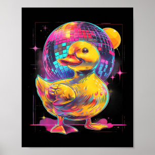 Affiche Rubber Duck Disco Musique Danse Rubber Duckie Disq