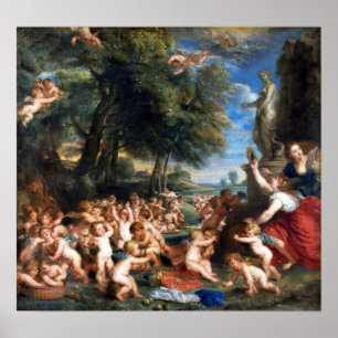 Affiche Rubens - Culte de Vénus
