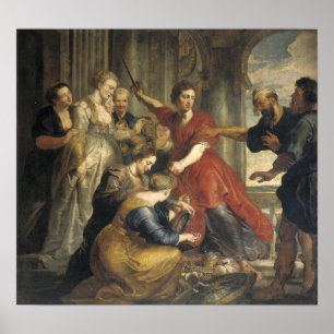 Affiche Rubens - Découverte d'Achille. Ulysse, Diomède.
