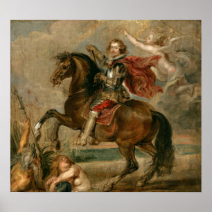 Affiche Rubens - Duc de Buckingham à cheval