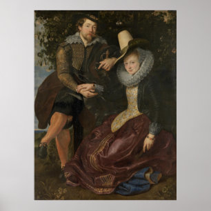Affiche Rubens et Isabella Brant dans la chaudière à lait