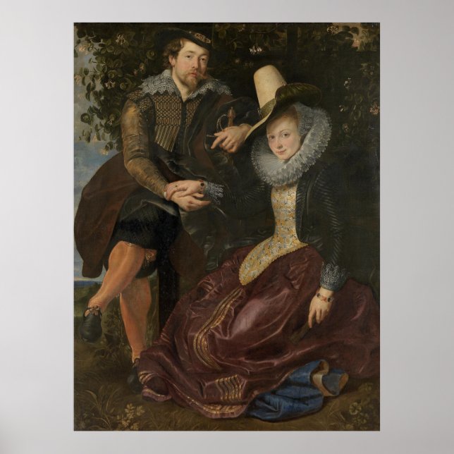 Affiche Rubens et Isabella Brant dans la chaudière à lait (Devant)