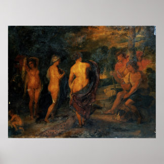 Affiche Rubens - Jugement de Pâris