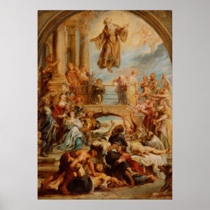 Affiche Rubens - Miracles de Saint François de Paule