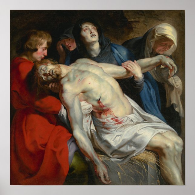 Affiche Rubens - Mise au Tombeau (Devant)