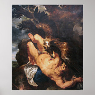 Affiche Rubens - Prometheus Bound (Philadelphie Museum)