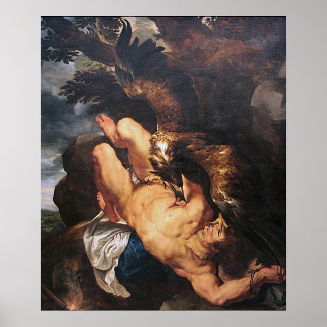 Affiche Rubens - Prometheus Bound (Philadelphie Museum) (Devant)