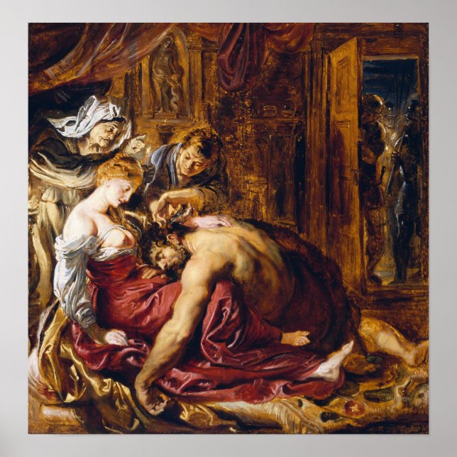 Affiche Rubens - Samson Et Delilah (Devant)