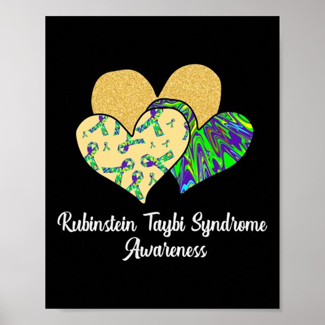 Affiche Rubinstein Taybi La Sensibilisation Au Syndrome Rt (Devant)