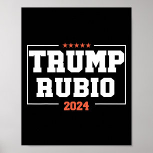 Affiche Rubio Pour Le Président 2024 Campagne Élection Us