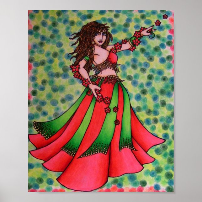 Affiche Ruby Belly Dancer Imprimer (Devant)