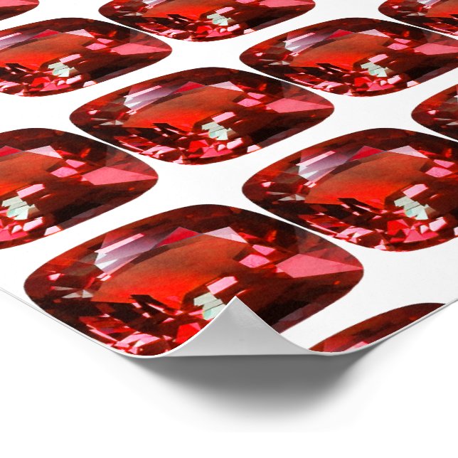 Affiche Ruby Gemstone Red (Coin)