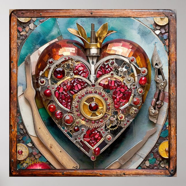 Affiche Ruby Pomegranate Heart Steampunk Series (Devant)