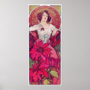 Affiche Ruby (Quatre Bijoux), Alphonse Mucha