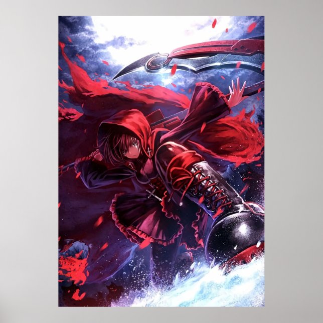 Affiche Ruby RWBY (Devant)