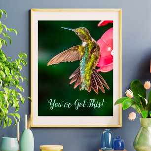 Affiche Ruby Throated Hummingbird Vous avez cette citation