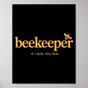 Affiche Rucher d'apiculteurs amateurs Amoureux des abeille