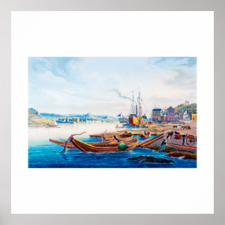 Affiche Rüdesheim, Allemagne 01A