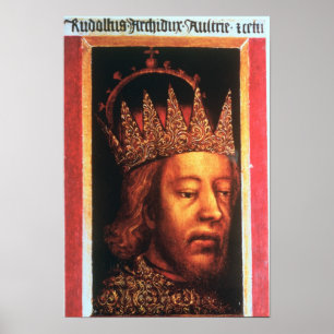 Affiche Rudolf IV, empereur de l'Autriche et le Tyrol,