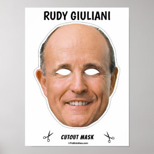 Affiche RUDY GIULIANI Masque d'Halloween