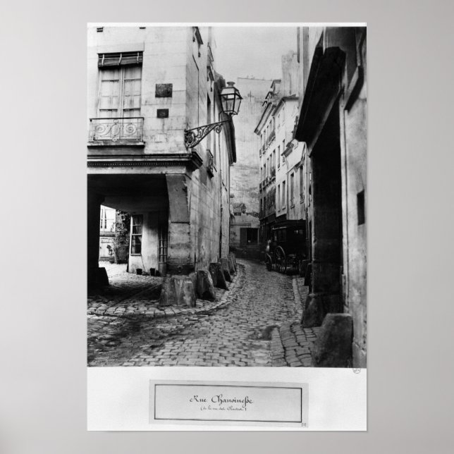 Affiche Rue Chanoinesse, rue des Chantres, Paris (Devant)