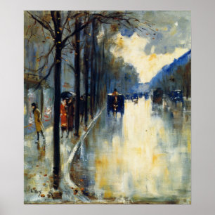 Affiche Rue de Berlin à la fin de l'automne