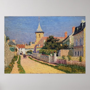 Affiche Rue de Moustier a Thorigny, art