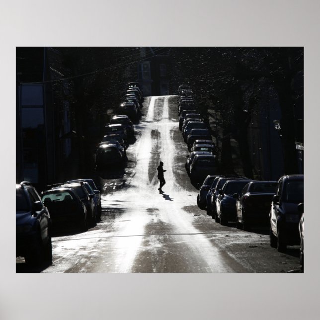 Affiche Rue de ville (Devant)