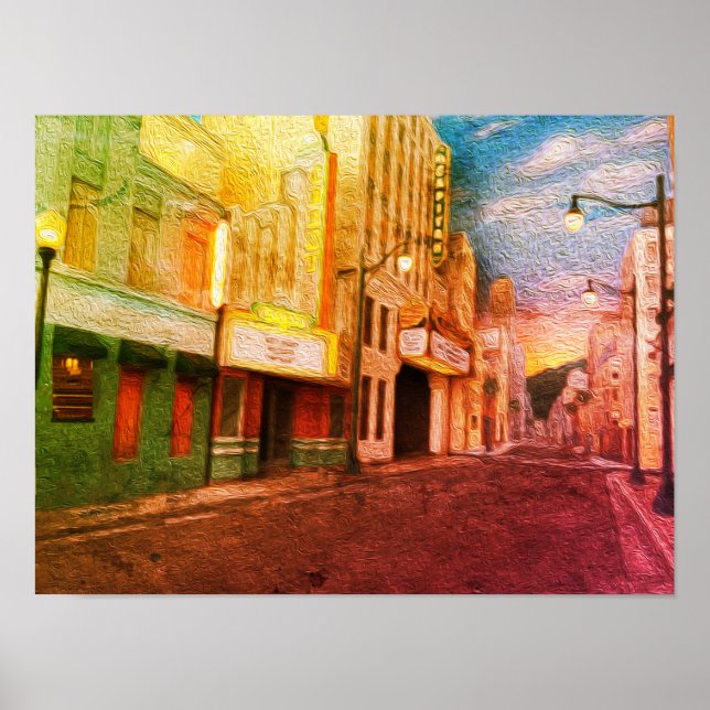 Affiche Rue principale (Devant)