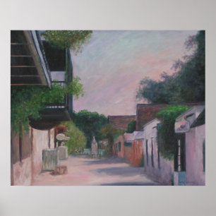 Affiche Rue Saint George à Saint Augustine, Floride
