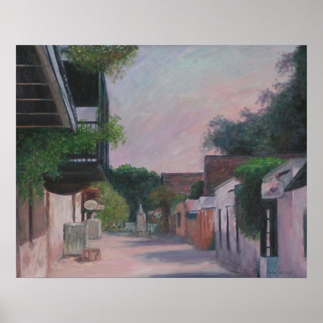 Affiche Rue Saint George à Saint Augustine, Floride (Devant)