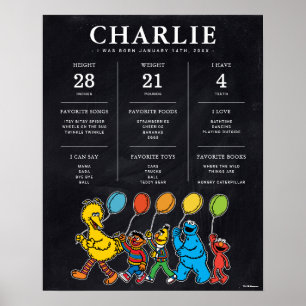 Affiche Rue Sésame   1er anniversaire