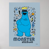 Rue Sésame | Cookies Monster - Monster Attitude