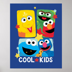 Affiche Rue Sésame Enfants Cool
