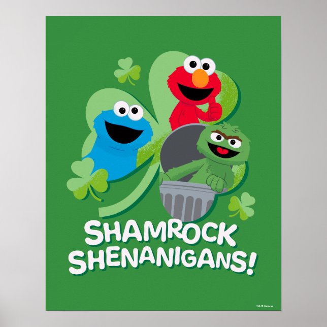 Affiche Rue Sésame | Shenanigans shamrocks ! (Devant)