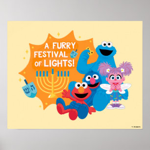 Affiche Rue Sésame Un festival de lumières furieuses !