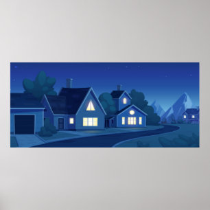 Affiche Rue Suburban