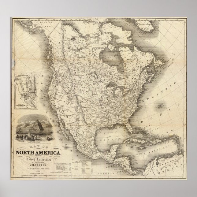 Affiche Ruée vers l'or en Californie (Devant)