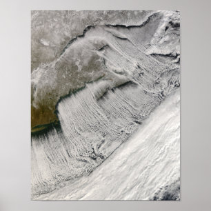 Affiche Rues de nuage outre de la Nouvelle Angleterre et