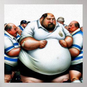 Affiche Rugby Prop - Rugby Art Print