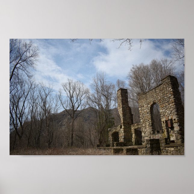 Affiche Ruines cornouaillaises de domaine (Devant)