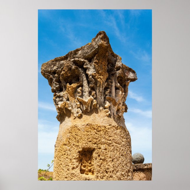 Affiche Ruines de colonne romaine (Devant)