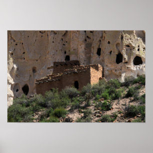 Affiche Ruines de Pueblo dans le monument national de Band