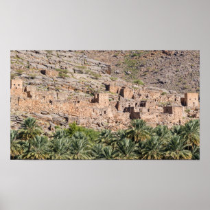 Affiche Ruines de Riwaygh as-Safil - Sultanat d'Oman