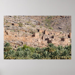 Affiche Ruines de Riwaygh as-Safil - Sultanat d'Oman