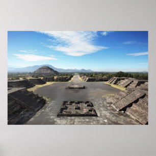 Affiche Ruines de Teotihuacan
