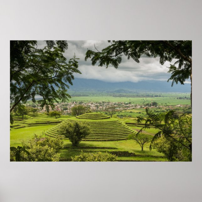 Affiche Ruines des Pyramides rondes, Sayulita, Nayarit, Me (Devant)